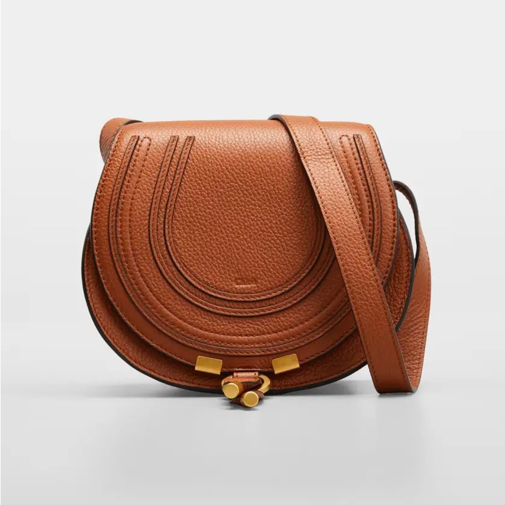 Chloe Marcie Small Crossbody Bag in Grained Leather